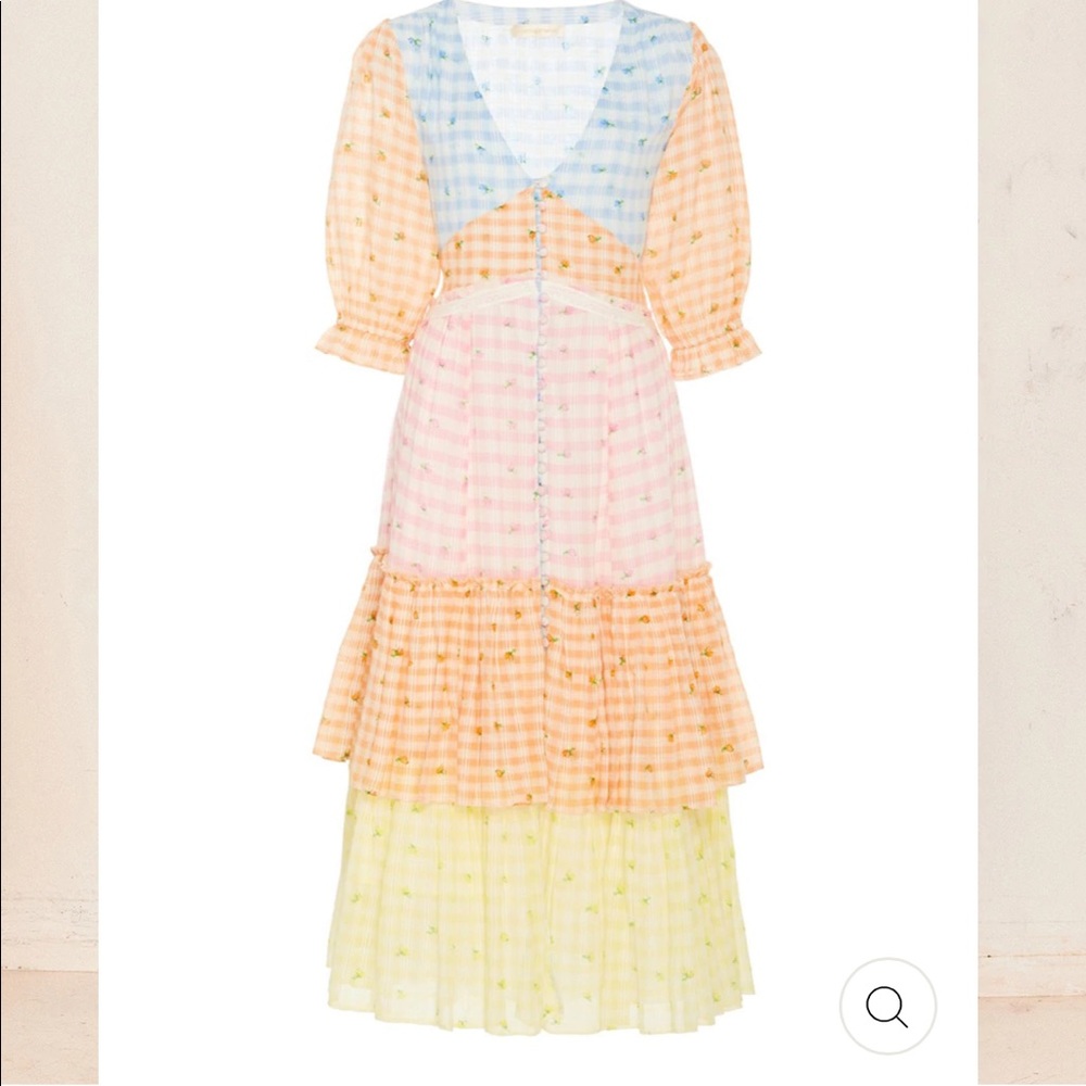 LoveShackFancy Ollie Gingham Dress NWT